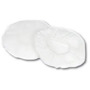 Hygienic soft cotton white cover for leatherette or foam ear pads. PACK OF TEN PADS